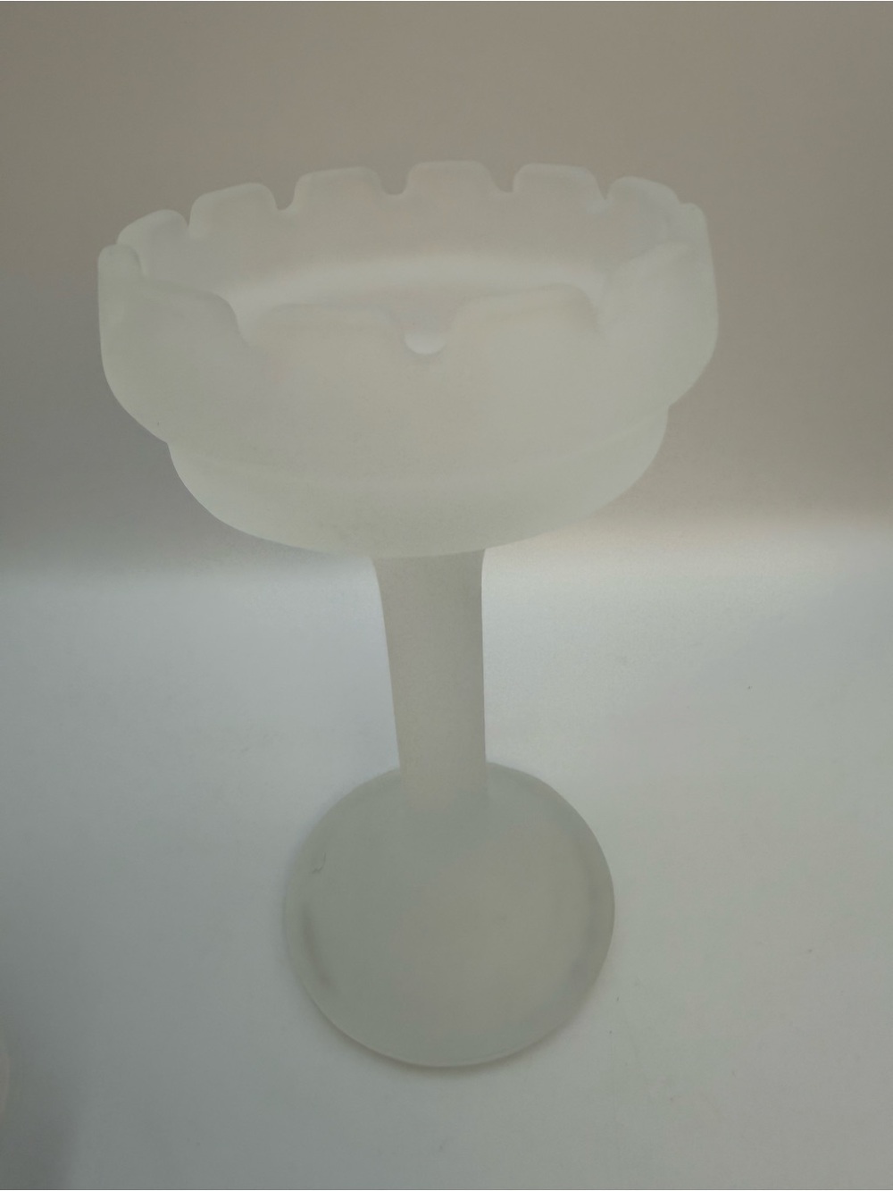 Vintage PartyLite Clairmont Fairy Lamp Satin Frosted Candle Holder - Picture 7 of 9
